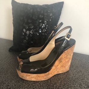Jimmy choo wedges, come with dust bag